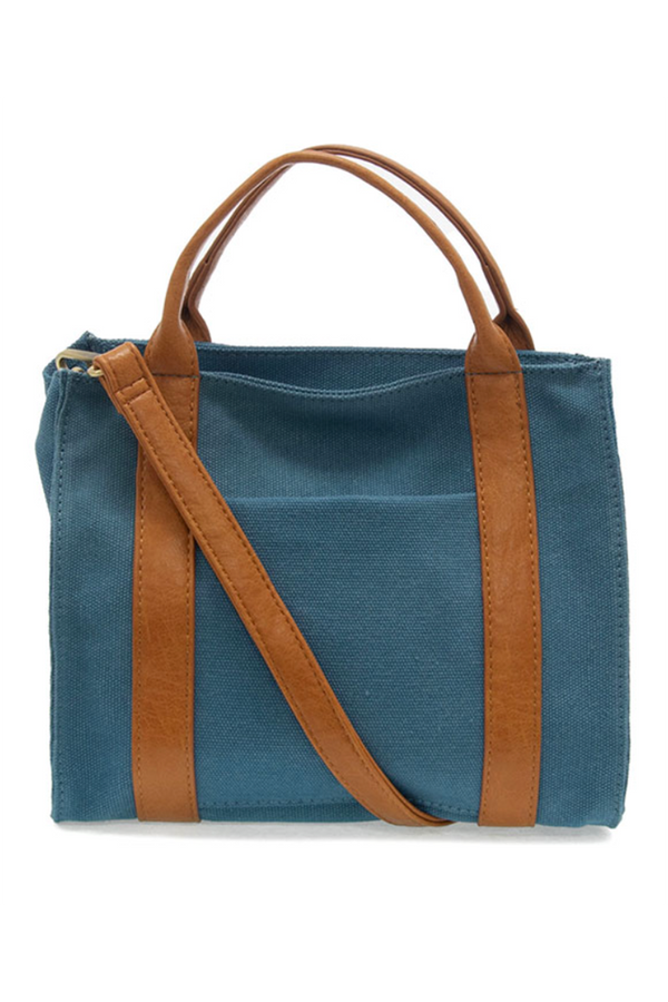 Joy Gwen Medium Canvas Tote - Coastal Blue