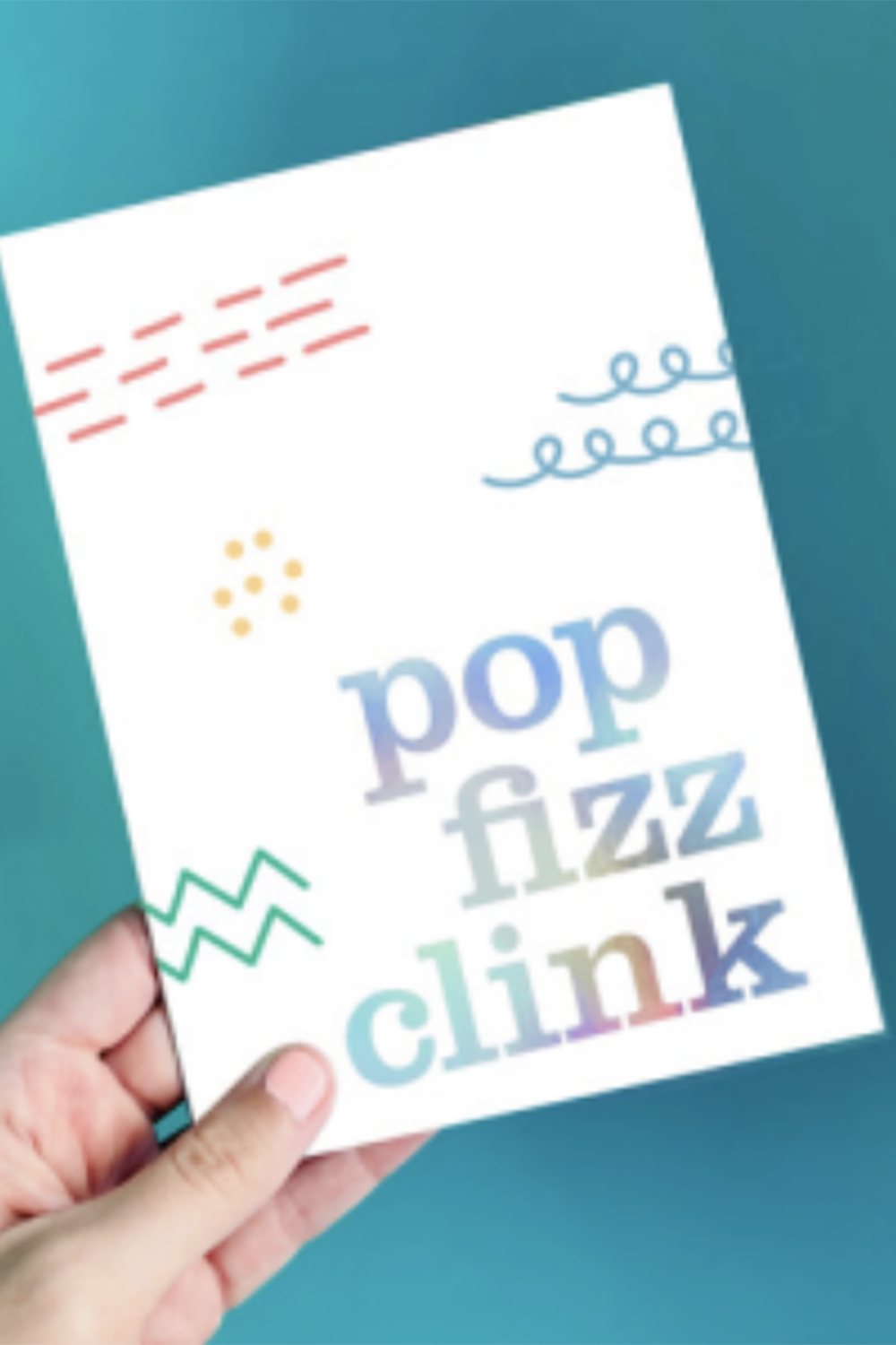 EFC Greeting Card - Pop Fizz Clink