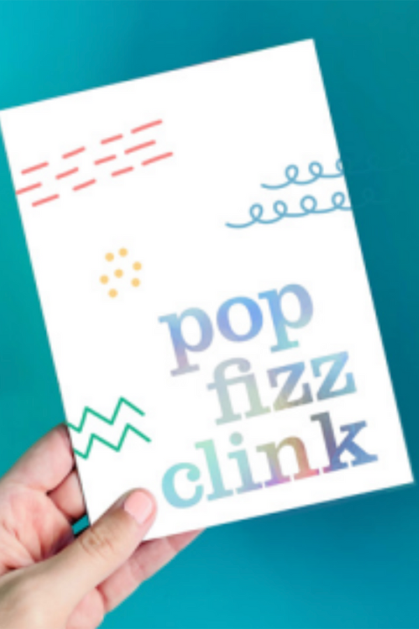 EFC Greeting Card - Pop Fizz Clink