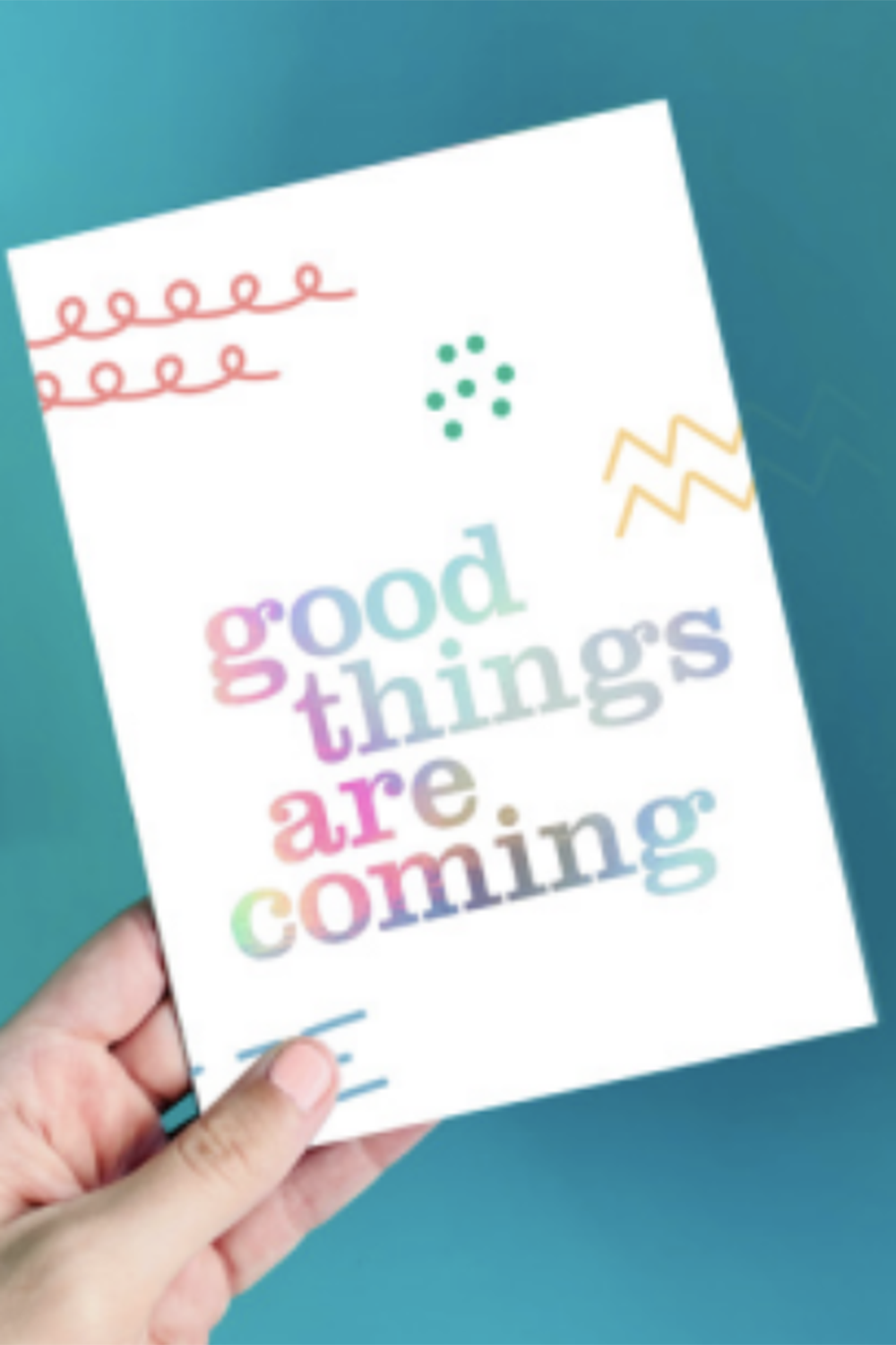 EFC Greeting Card - Good Things are Coming