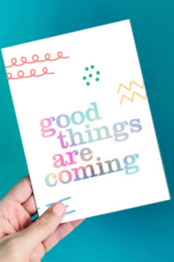 EFC Greeting Card - Good Things are Coming