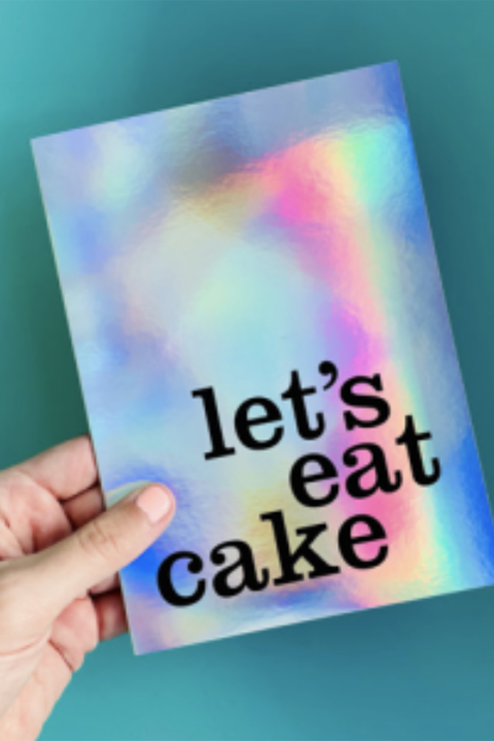 EFC Greeting Card - Let's Eat Cake