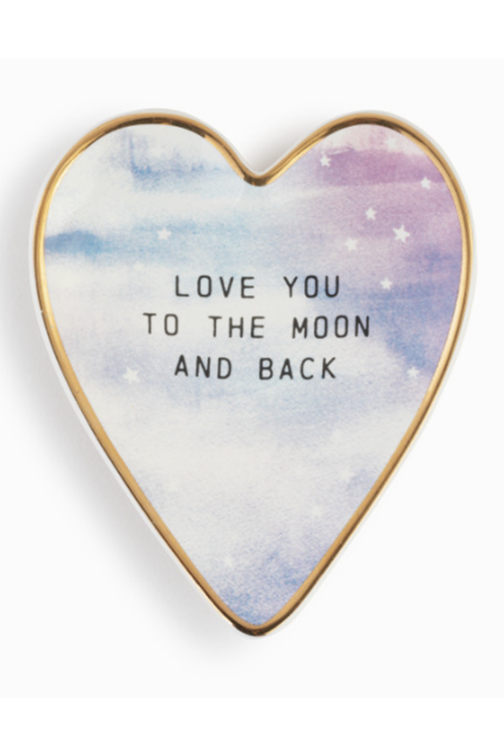 Heart Trinket Dish - Moon and Back