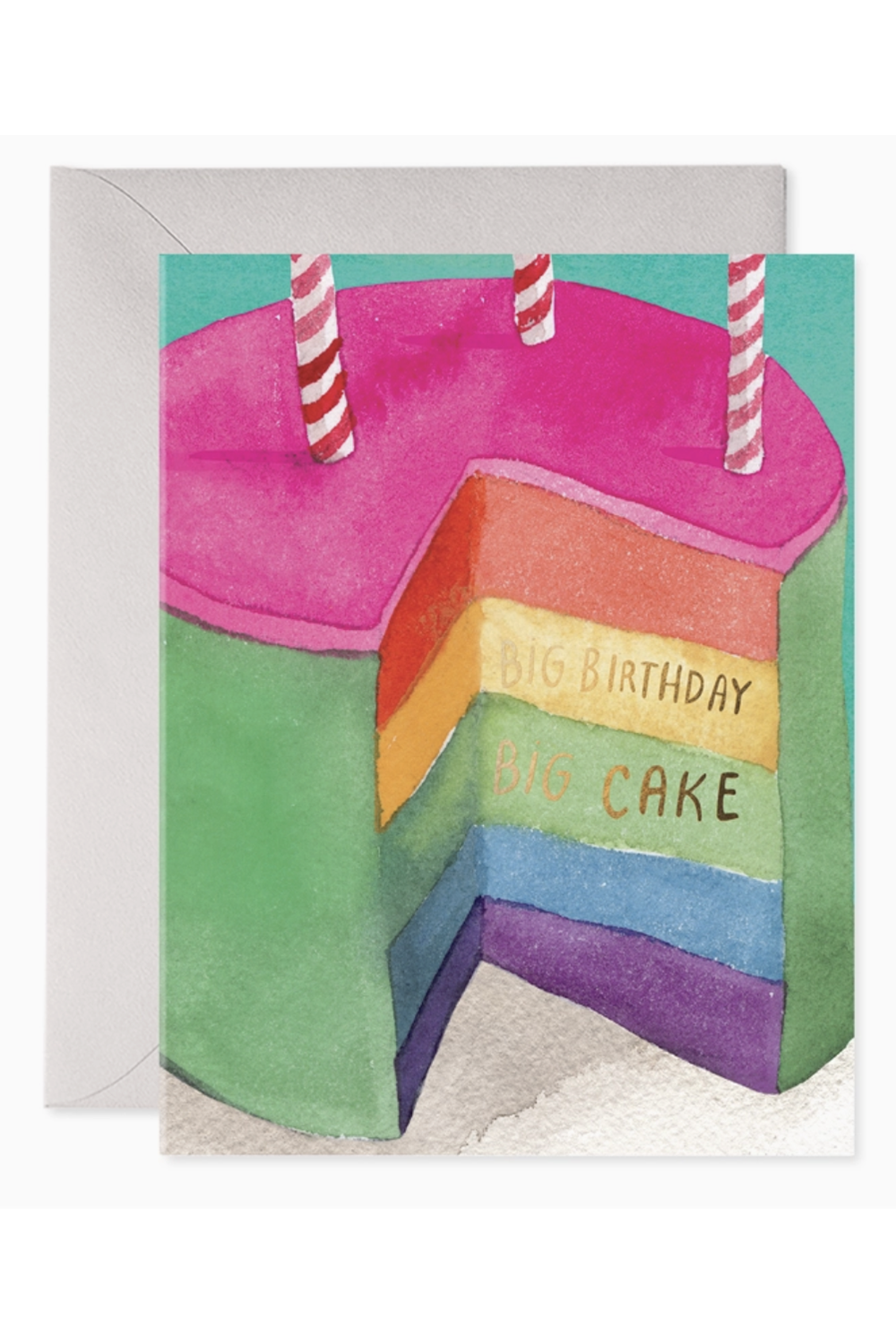 EFRAN Birthday Greeting Card - Big Cake