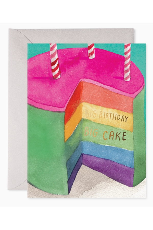 EFRAN Birthday Greeting Card - Big Cake