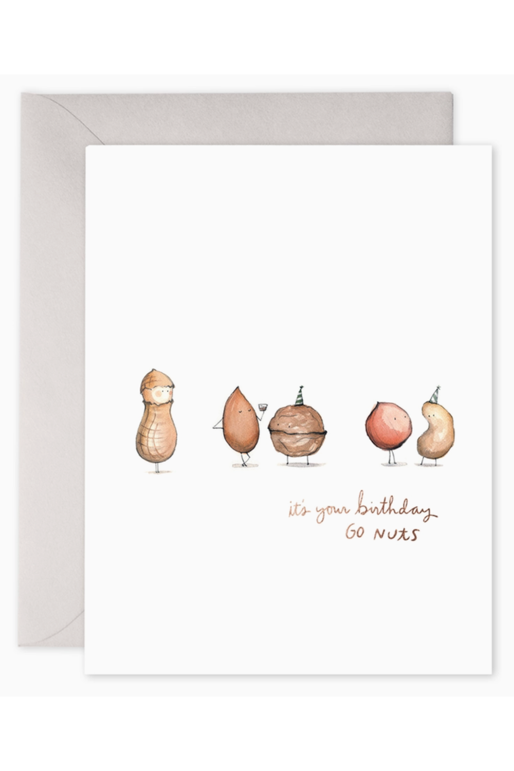 EFRAN Birthday Greeting Card - Go Nuts