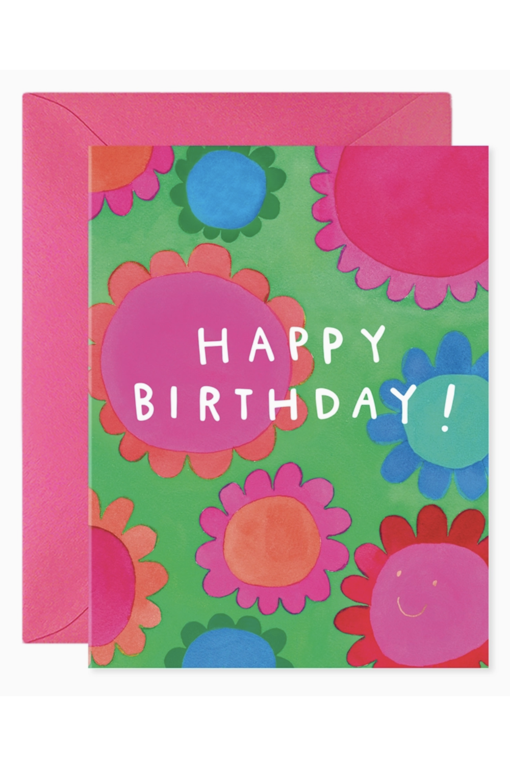 EFRAN Birthday Greeting Card - Flower Power