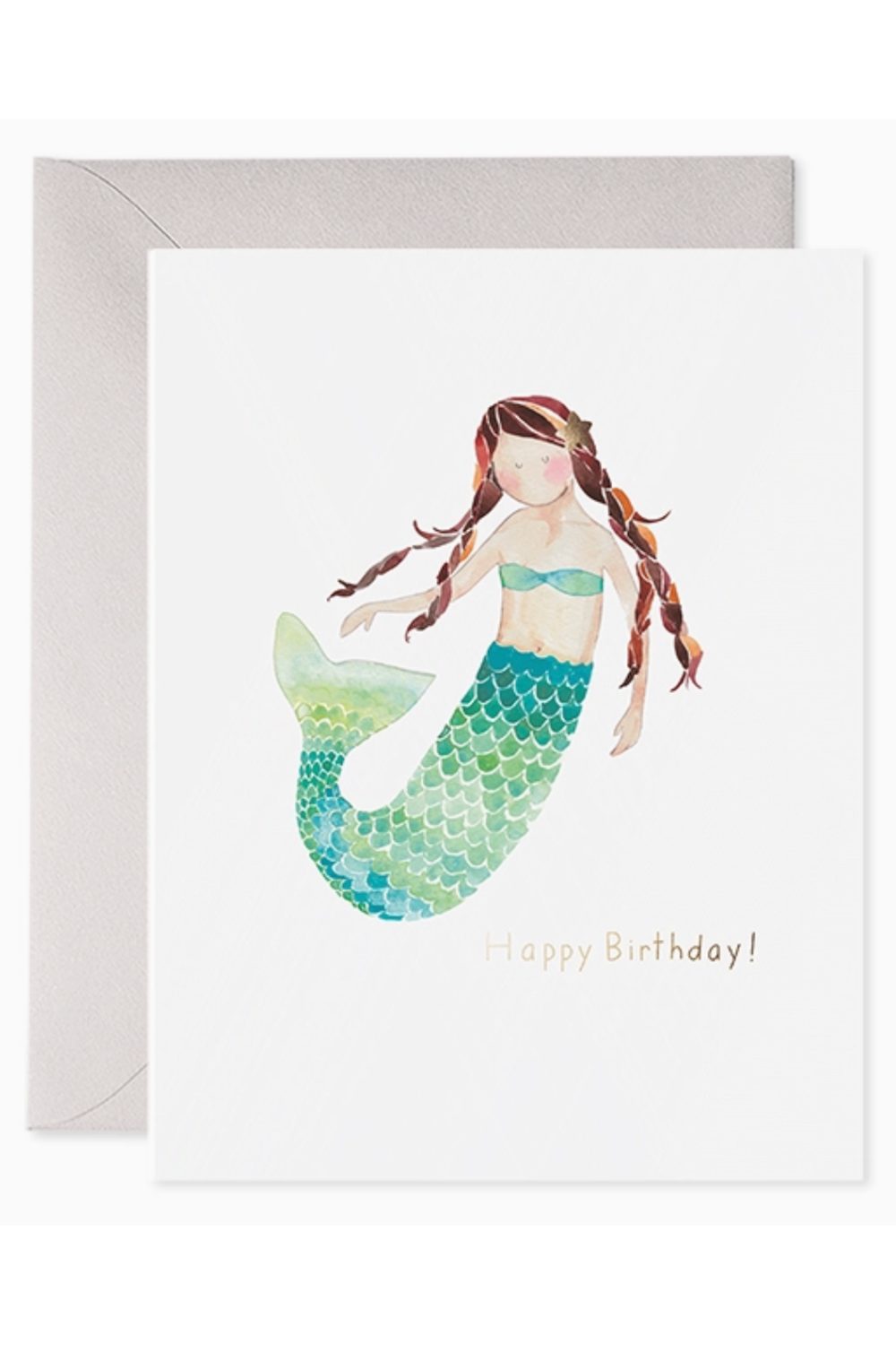 EFRAN Birthday Greeting Card - Mermaid