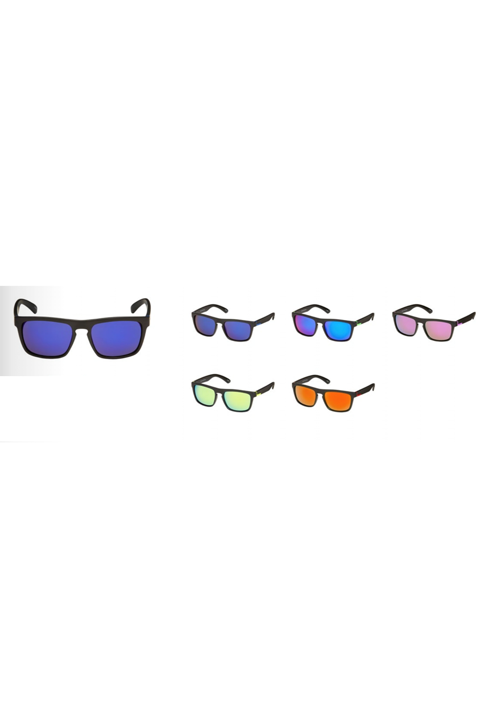 Sunglasses - Wrap Color Lens