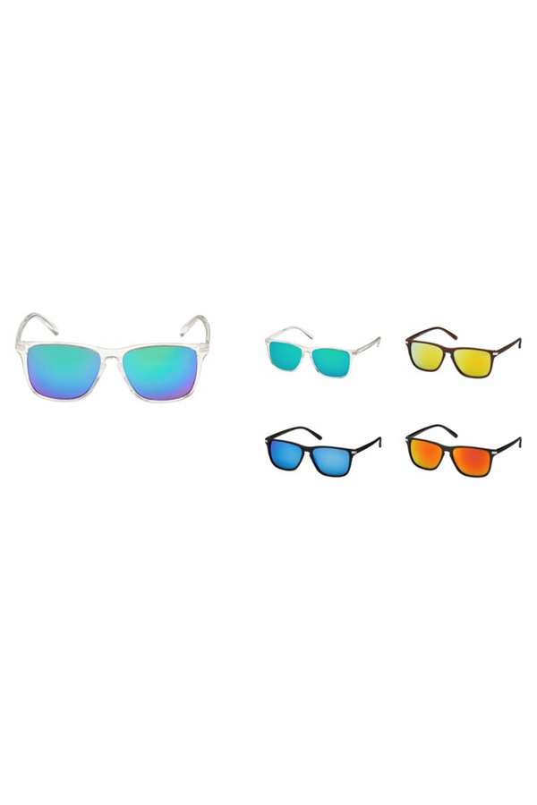 Sunglasses - Keyhole Color Mirror