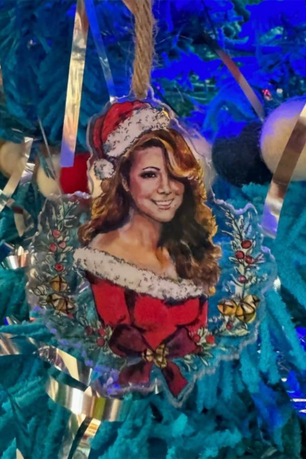 Acrylic Ornament - Christmas Mariah Carey