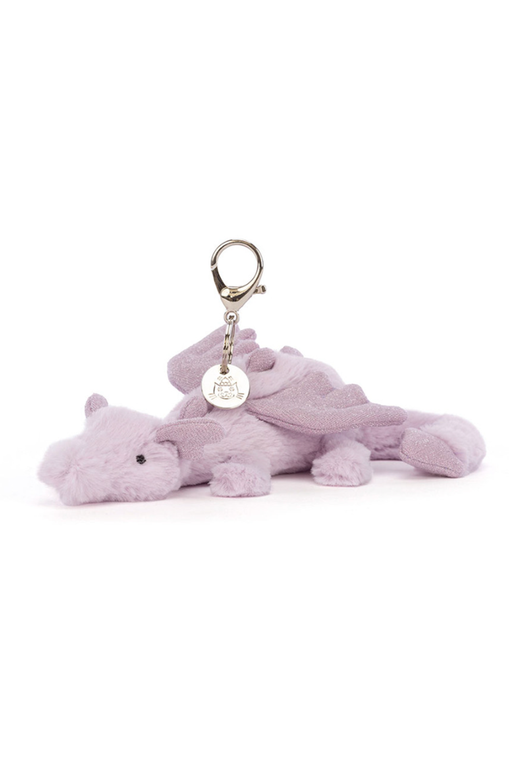 JELLYCAT Bag Charm - Dragon Lavender