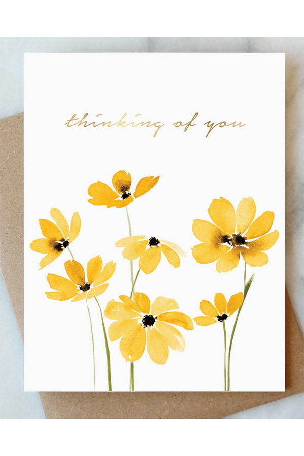AJD Sympathy Card - Daisy