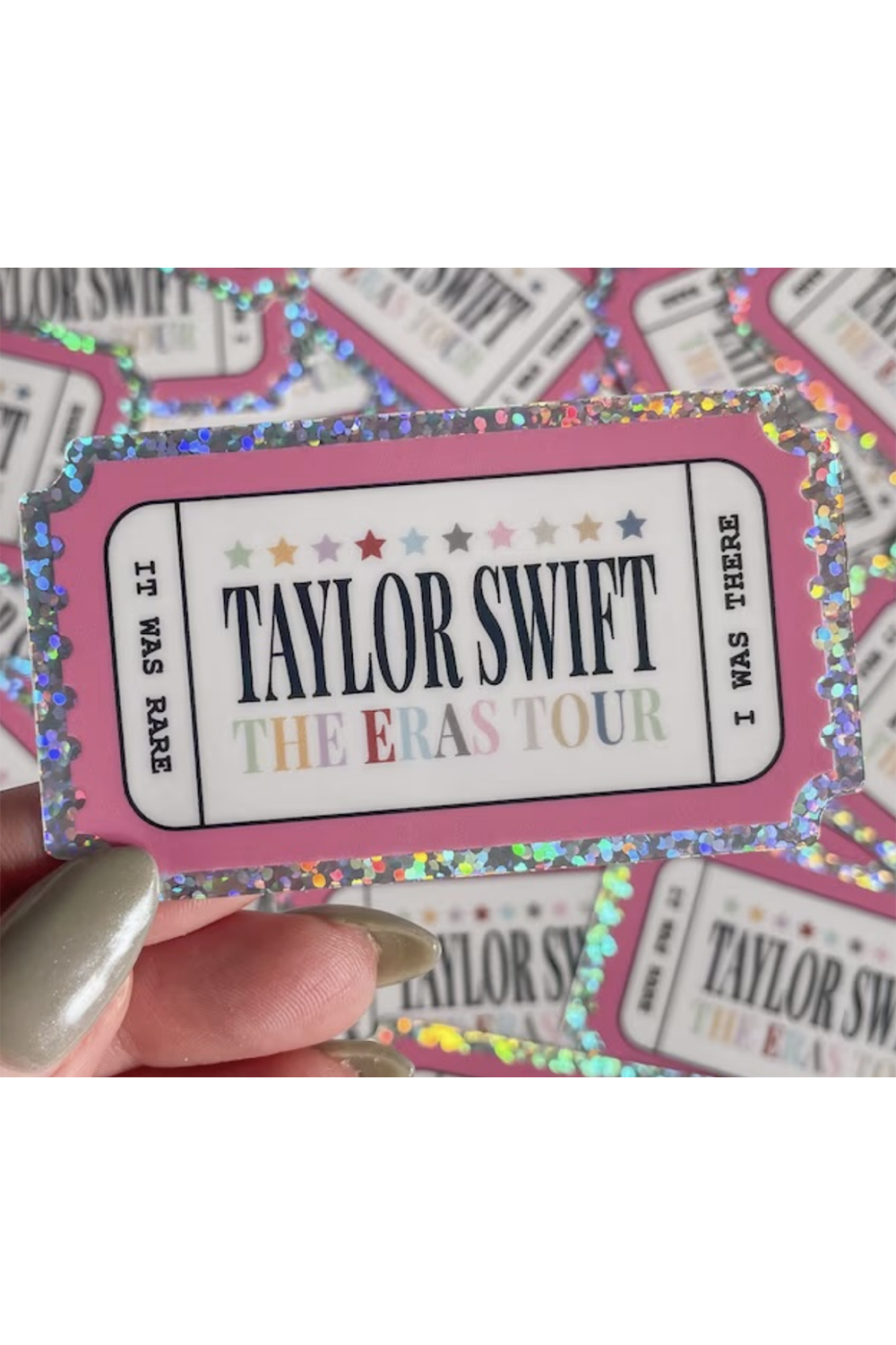 Trendy Sticker - Taylor Swift Glitter Concert Ticket