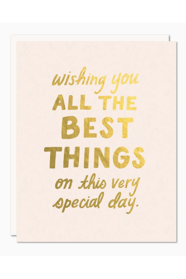 ODP Greeting Card - All the Best Things