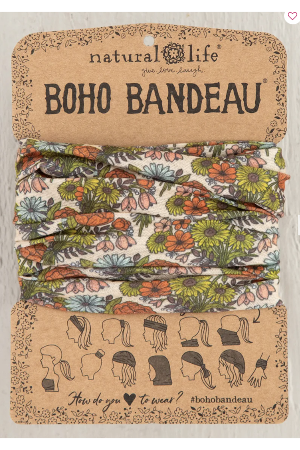 Boho Bandeau - Retro Daisies