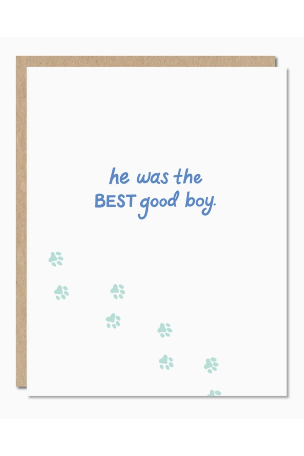 ODP Sympathy Card - Pet Loss Best Good Boy