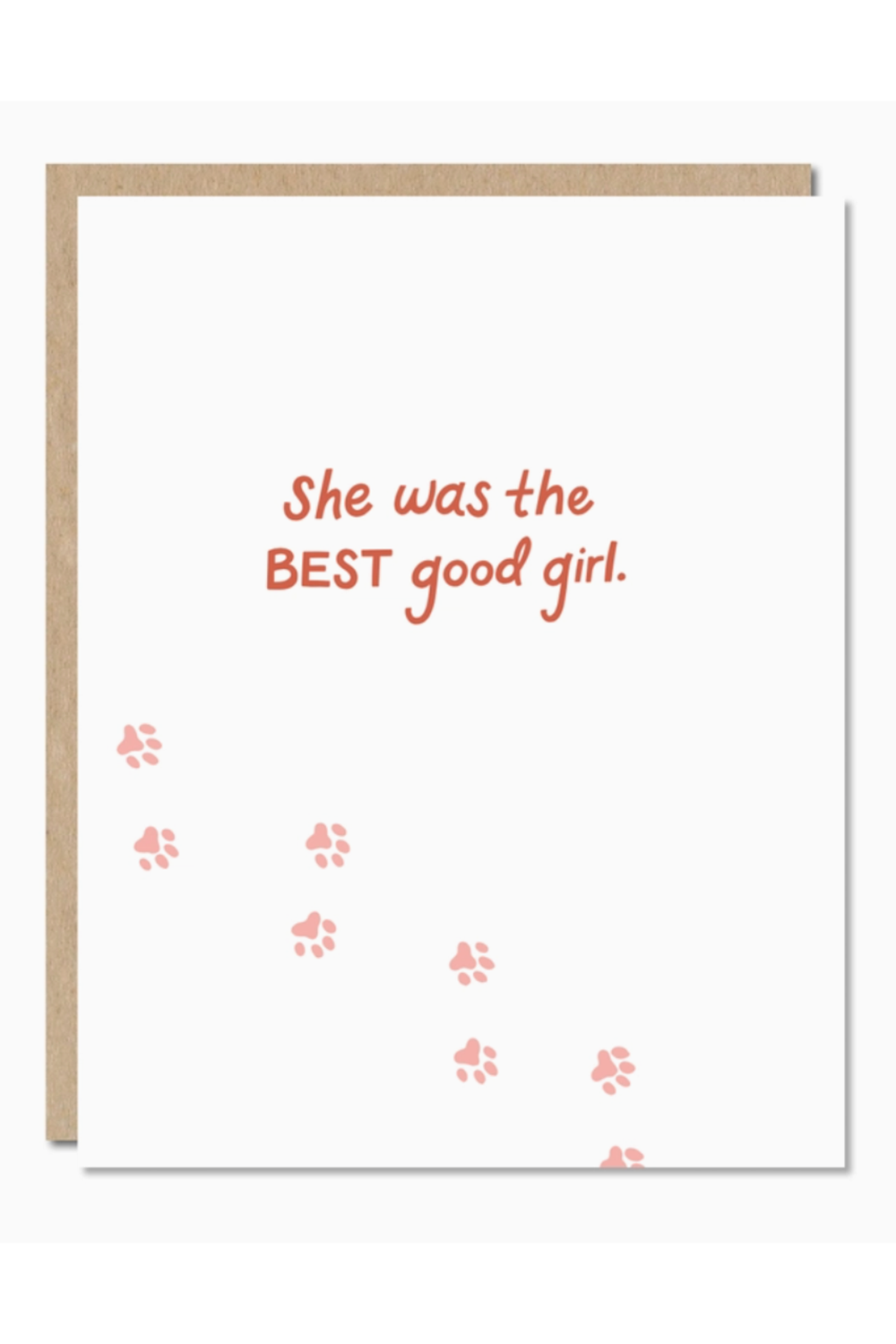 ODP Sympathy Card - Pet Loss Best Good Girl