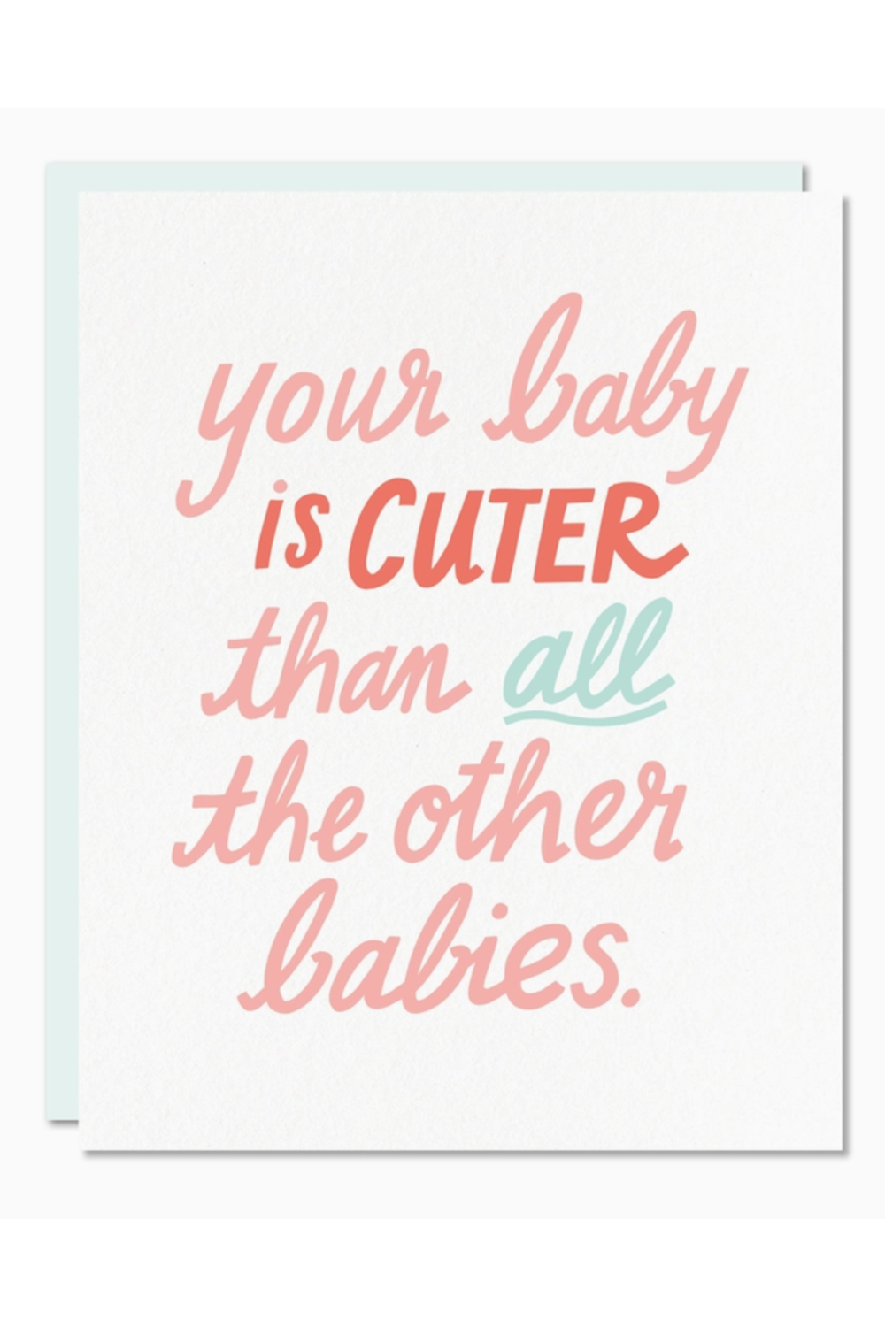 ODP Baby Card - Cuter