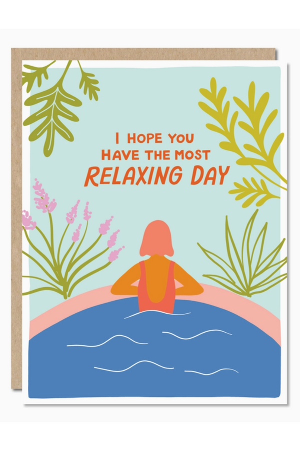 ODP Birthday Card - Relaxing Day