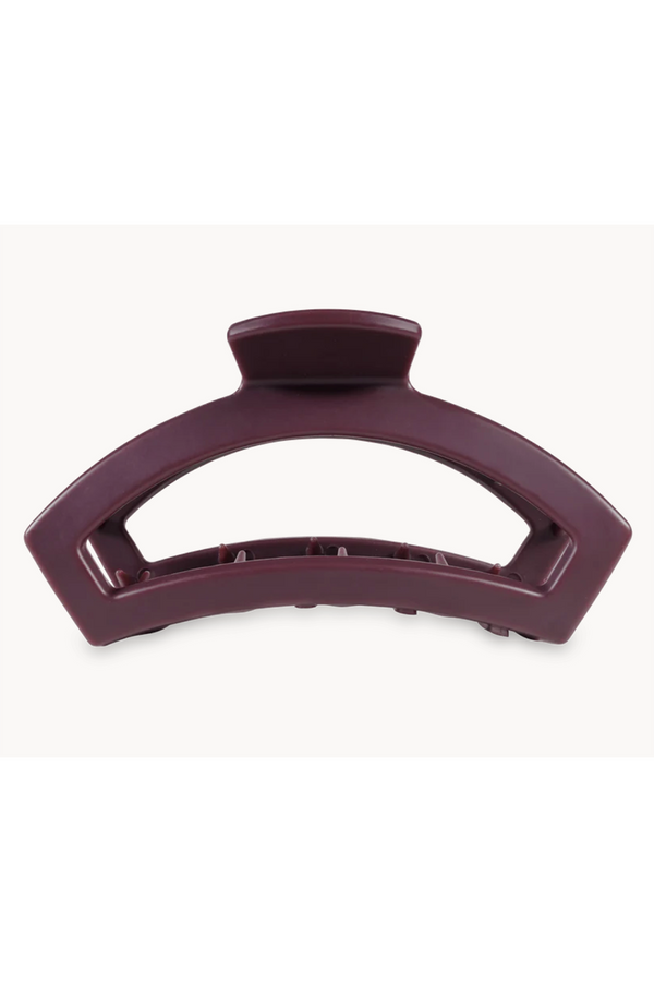 Teleties Open Hair Clip - Burgundy Bliss