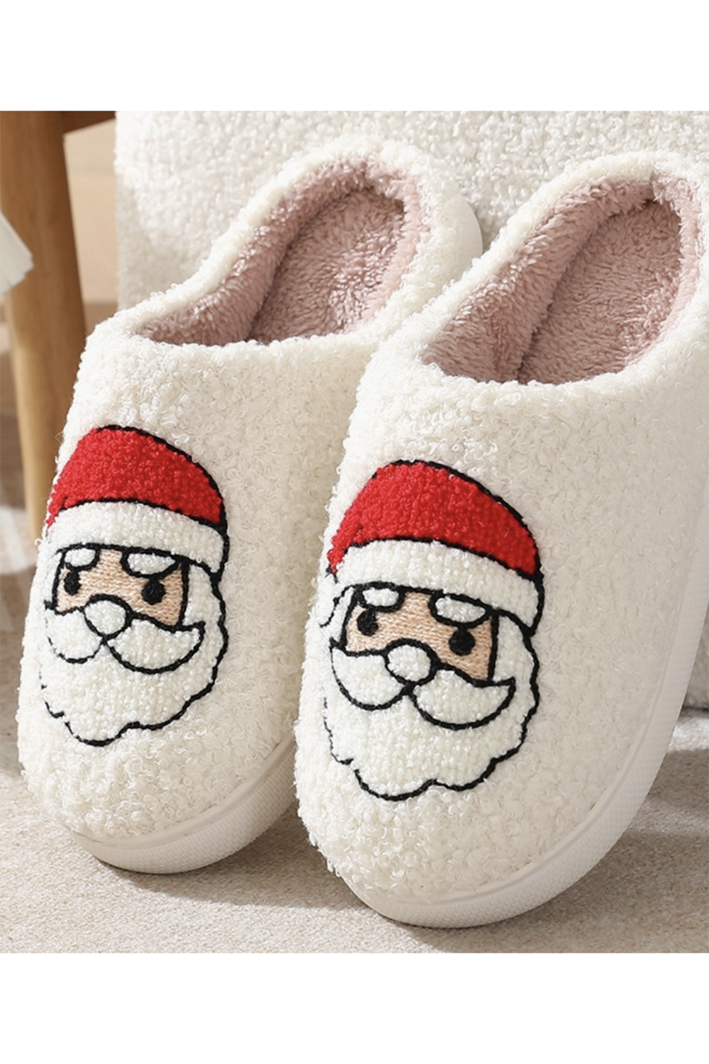 Fleece Slipper - Santa Claus