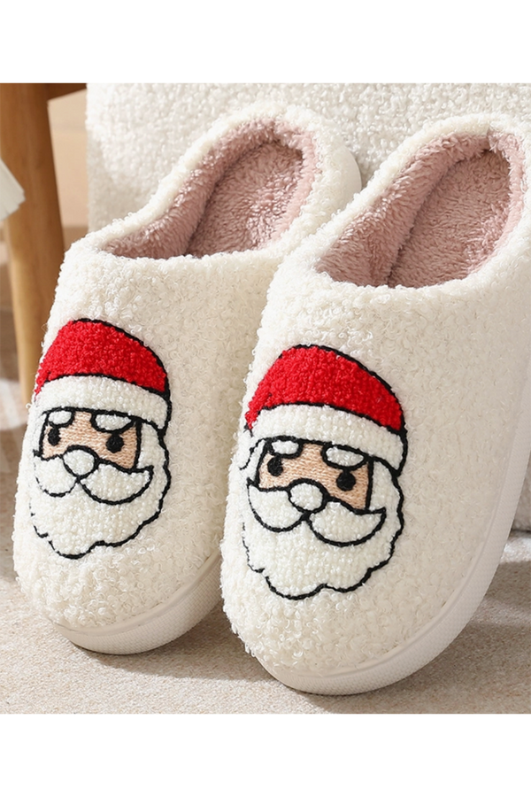 Fleece Slipper - Santa Claus