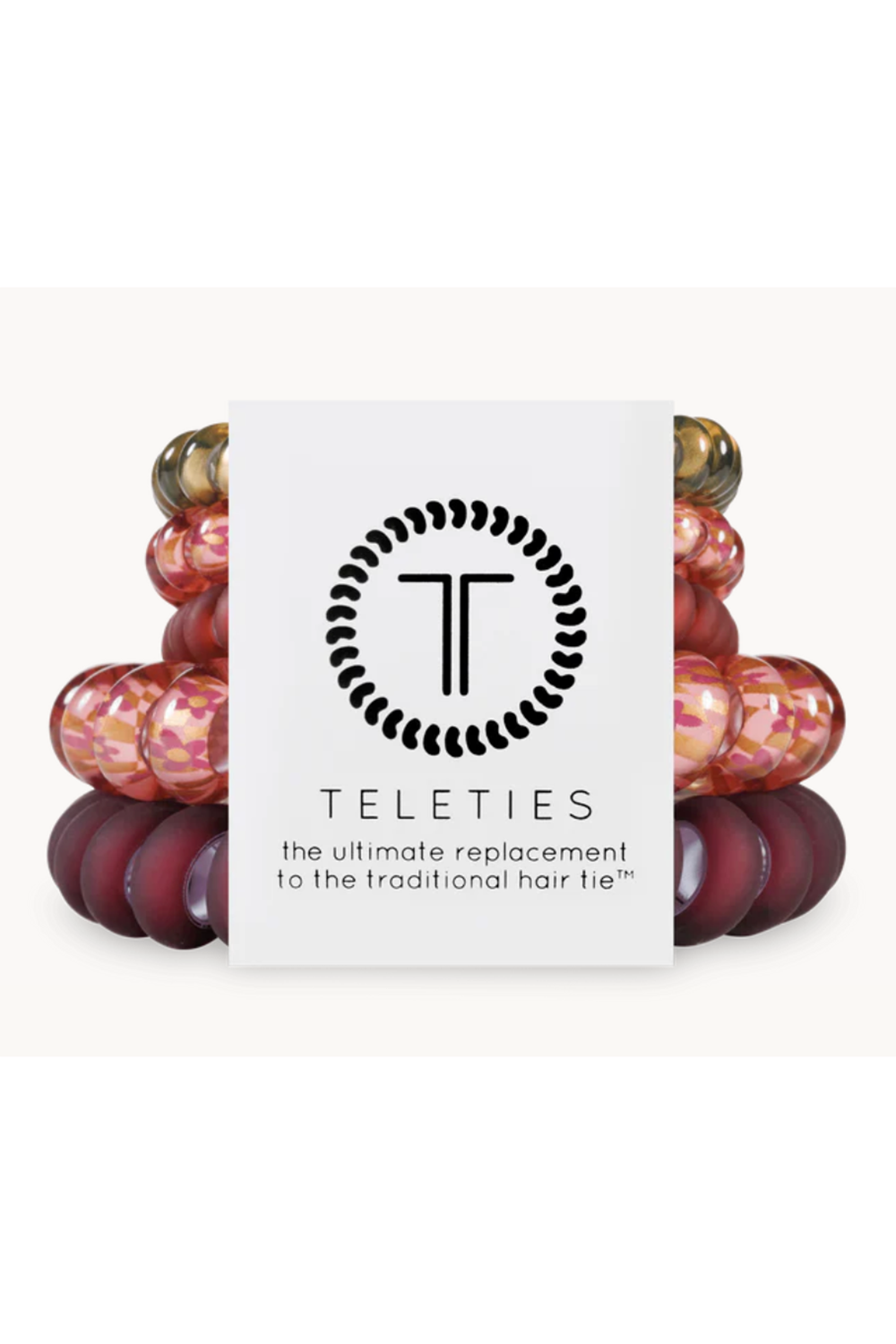 Teleties Hair Ties - Burgundy Bliss