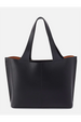 LARGE Vida Tote - Micro Pebbled Hide Black