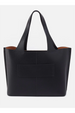 LARGE Vida Tote - Micro Pebbled Hide Black