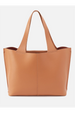 LARGE Vida Tote - Micro Pebbled Hide Biscuit