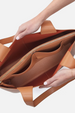 LARGE Vida Tote - Micro Pebbled Hide Biscuit