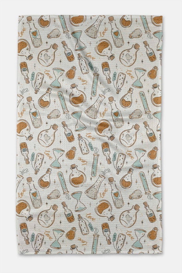 Geometry Kitchen Tea Towel - Love Potions