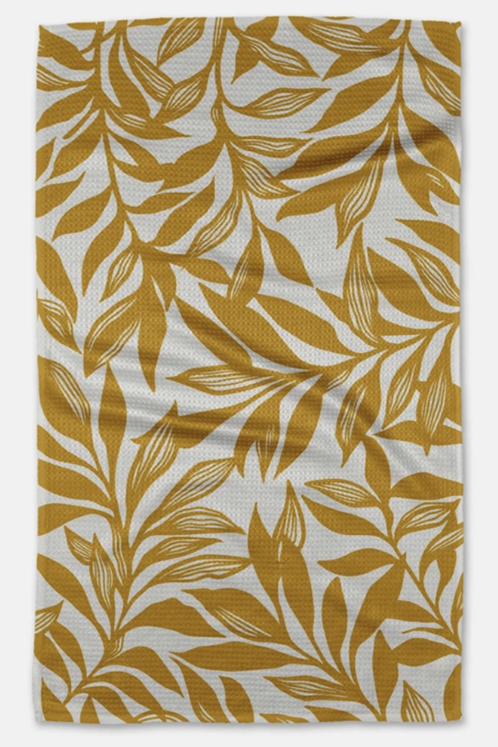 Geometry Kitchen Tea Towel - Saffron