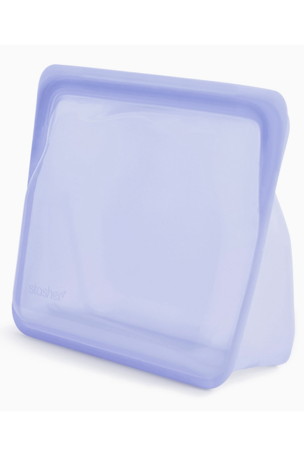 Stasher Reusable Silicone Bag - STAND UP Rainbow Lavender