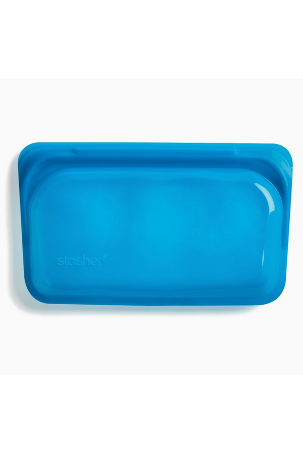 Stasher Reusable Silicone Bag - SNACK Blueberry