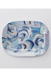 Local Melamine Rectangular Platter - Flowing Shells