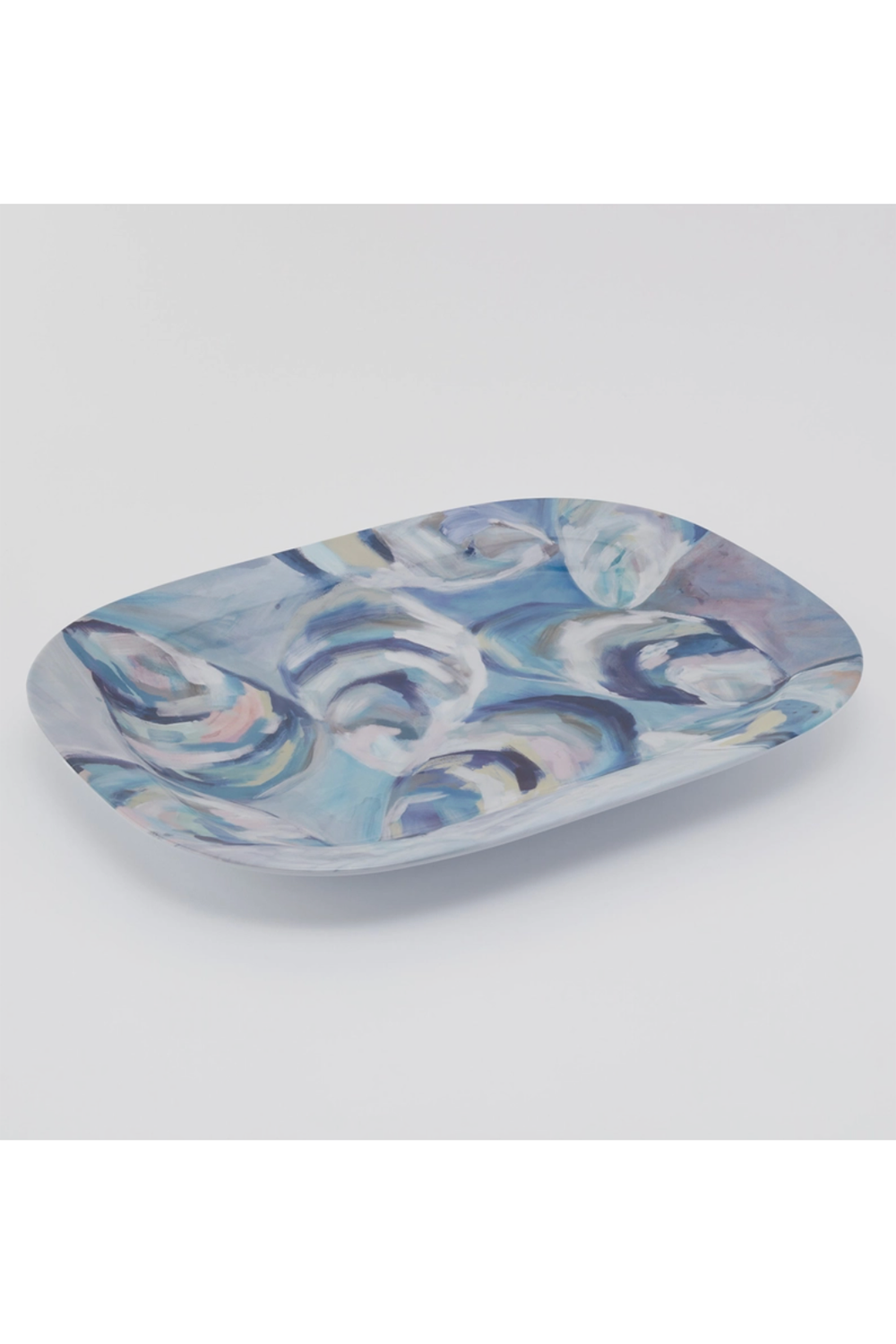 Local Melamine Rectangular Platter - Flowing Shells