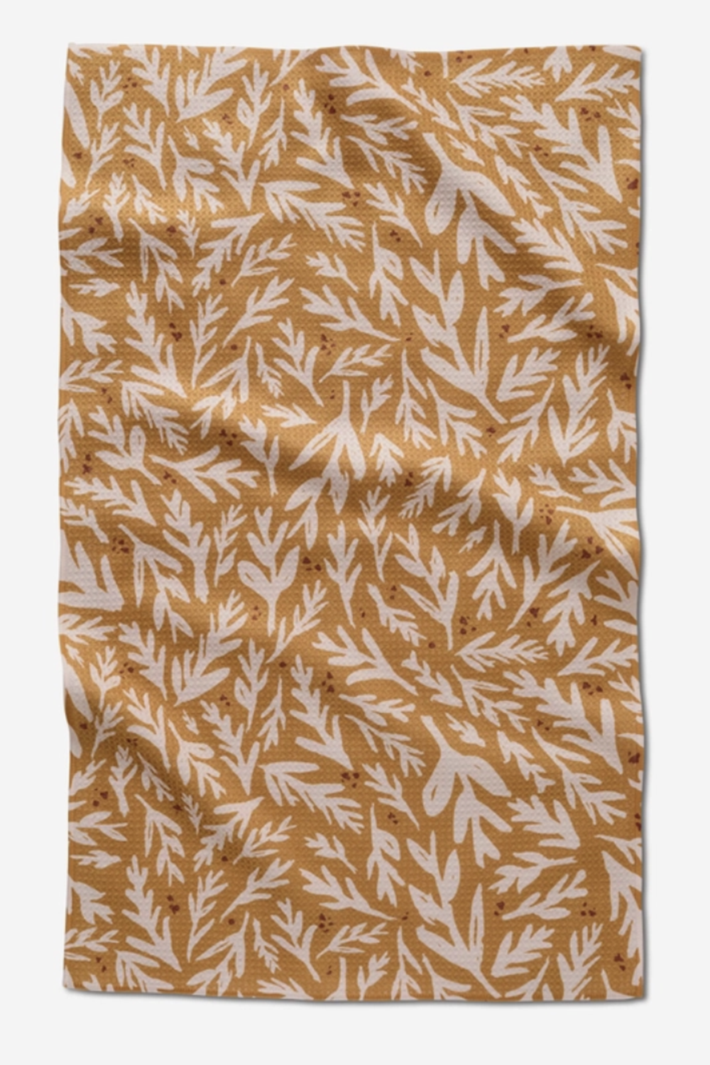 Geometry Kitchen Tea Towel - Trail Dusting Gold