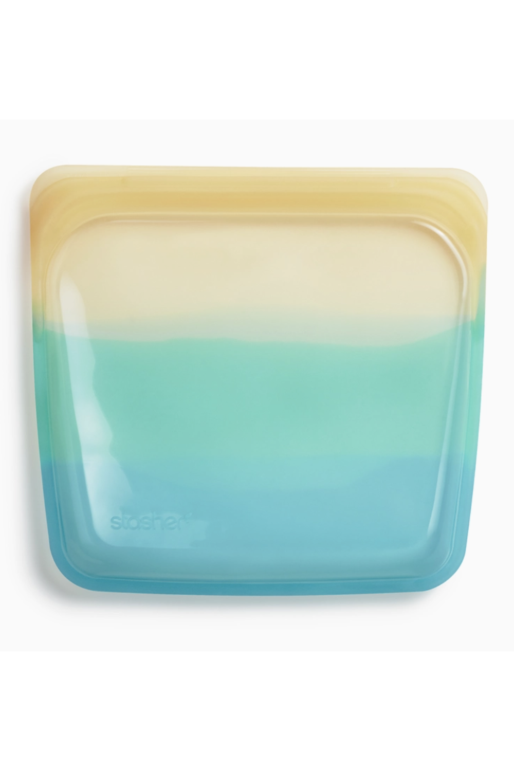 Stasher Reusable Silicone Bag - SANDWICH Yellow Sea