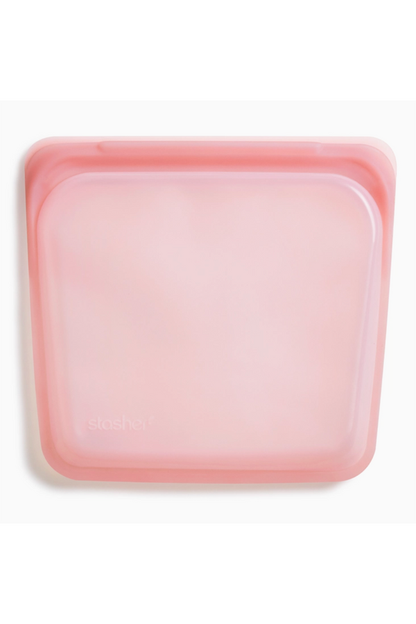 Stasher Reusable Silicone Bag - SANDWICH Platinum Pink