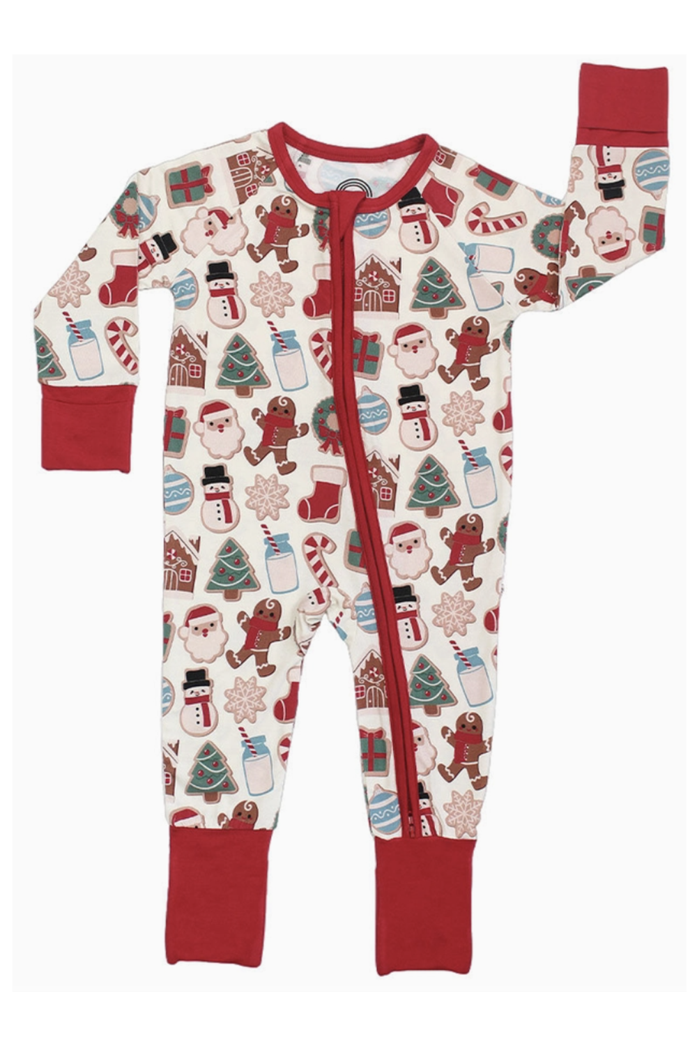 Bamboo Sleeper Pajamas - Milk and Cookies