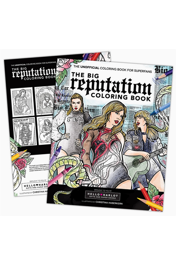 Taylor Swift Coloring Book - Reputation