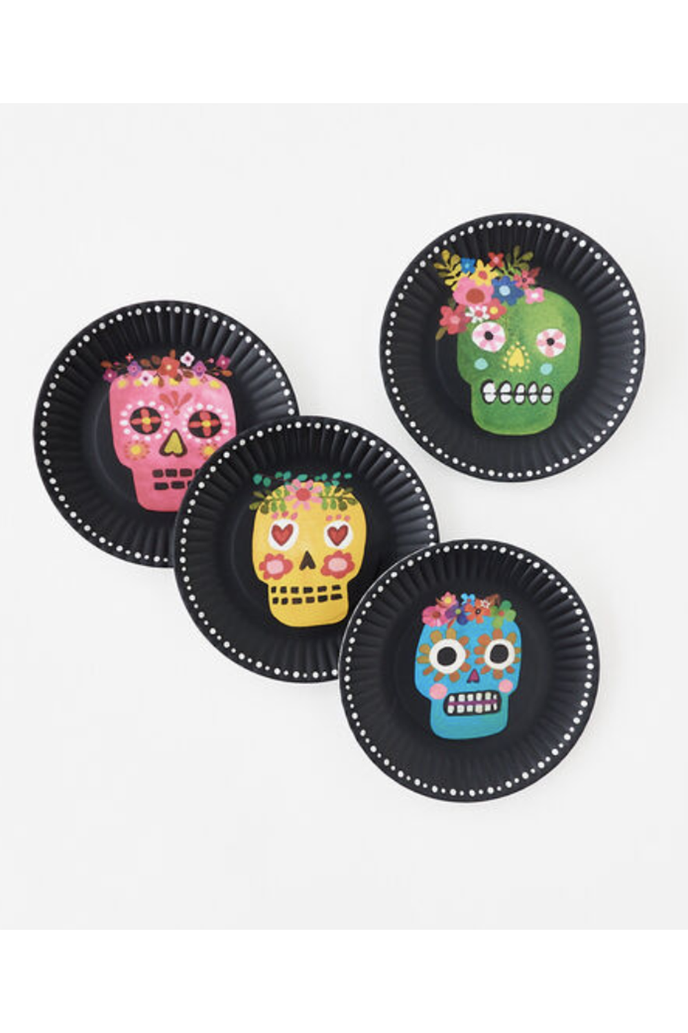 Sugar Skull Melamine Plate Set