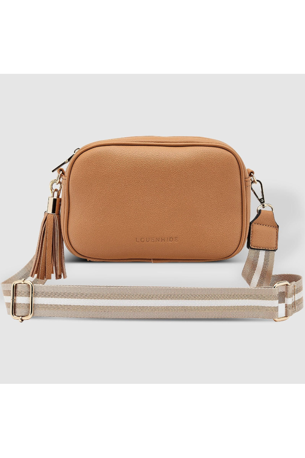 Jacinta Crossbody - Metallic Camel