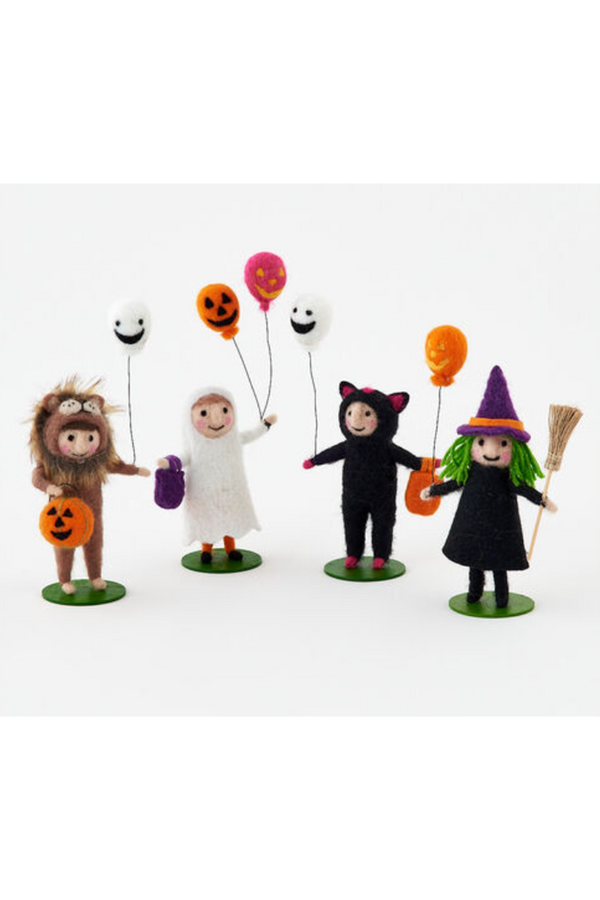 Wool Trick or Treater Figure