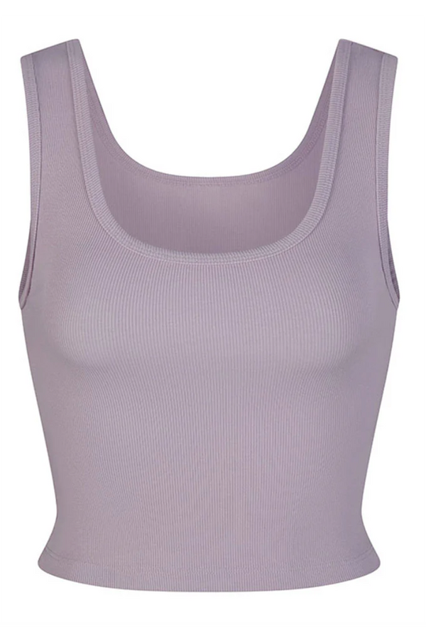 PJ Bra30 Crop Scoop - Icy Lilac