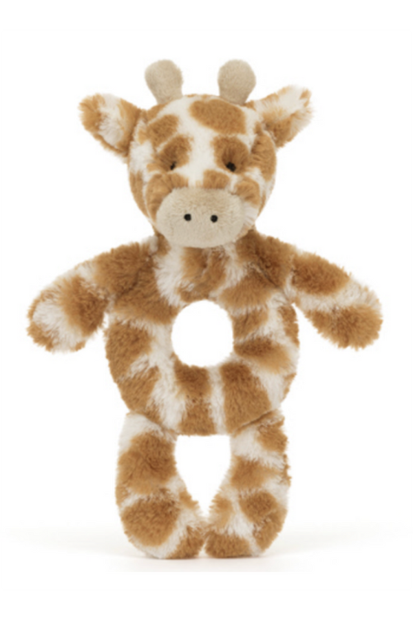 JELLYCAT Bashful Ring Rattle - Giraffe