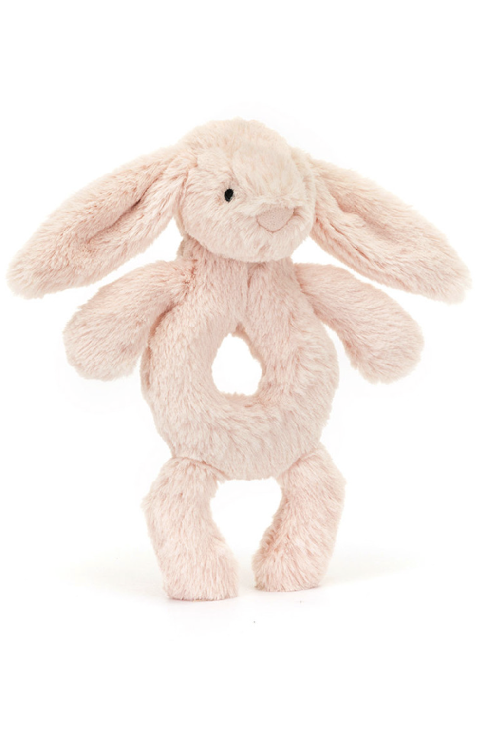 JELLYCAT Bashful Ring Rattle - Blush Bunny