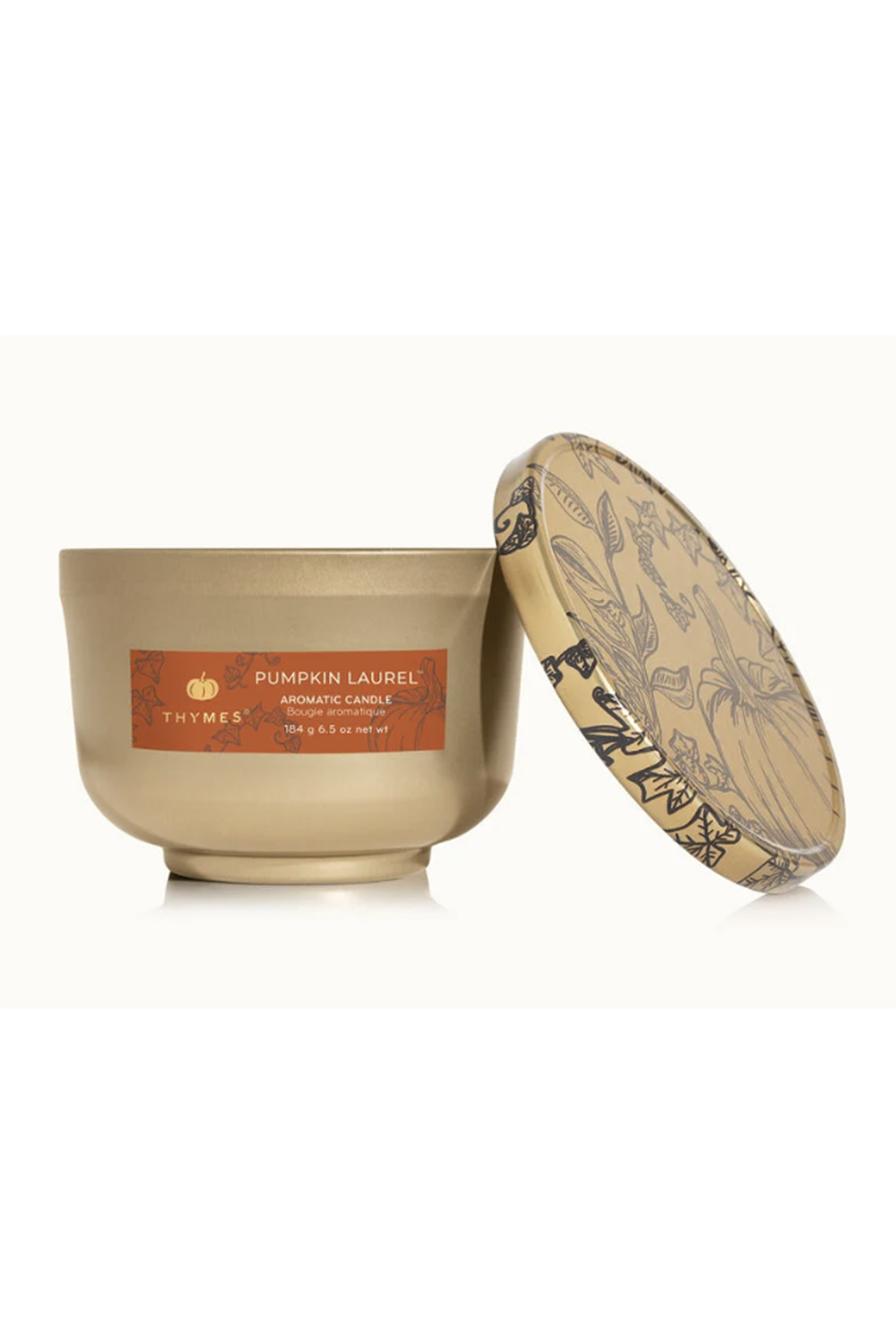 Pumpkin Laurel Universal Tin Candle